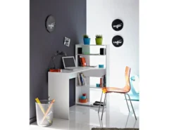 PARISOT Eck-Schreibtisch Mit 4 Ablagen - Weiß - DELFINO 12 PARISOT Eck-Schreibtisch Mit 4 Ablagen - Weiß - DELFINO -VIDAXL || HOMCOM Verkäufe 537df6b8f62c0497df1b068ffac3fe86