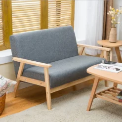 Iropro Sofa 2 Sitzer Moderne Stoffsofa Couch Skandinavisch Für Wohnzimmer Schlafzimmer Büro Dunkelgrau 113x67x75cm -VIDAXL || HOMCOM Verkäufe 5523cd849415ca2381be5a048390e2e1