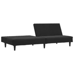 VidaXL Schlafsofa 2-Sitzer Schwarz Samt -VIDAXL || HOMCOM Verkäufe 562597496f9dc6f9f63dd4199baf1d0f