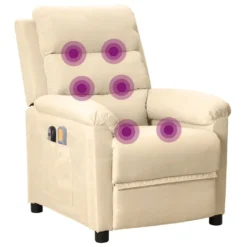 VidaXL Massagesessel Elektrisch Creme Stoff -VIDAXL || HOMCOM Verkäufe 5d6456a5b61bab4b774aacaa3561c6ca