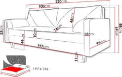 Mirjan24 Schlafsofa Tokaro Mit Bettkasten Und Schlaffunktion, Polstersofa, Couch Vom Hersteller (Farbe: Itaka 39) -VIDAXL || HOMCOM Verkäufe 5dda99068a60b315d3b5ae0329a2626f