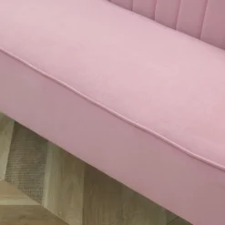 HOMCOM 2-Sitzer Stoffsofa Polstersofa Sitzmöbel Loungesofa Holz Schaumstoff Samtartiges Polyester Rosa 117 X 56,5 X 77 Cm -VIDAXL || HOMCOM Verkäufe 5e16734bf74a2a061ff69eafcf20dbbd