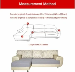 Stretch Samt Sofahusse Sofabezug L-Form Schnittsofa Überwurf 2 Stück Dicker Plüsch Sofabezüge Für Ecksofa (2-Sitzer+2-Sitzer),Beige -VIDAXL || HOMCOM Verkäufe 5f48a1be4c292d3a25cd7de16120eb06