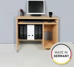 Germania Computertisch Auf Laufrollen In Buche-Nachbildung, 0482-11 -VIDAXL || HOMCOM Verkäufe 617cbe5f6ab951f3059094428d46d232