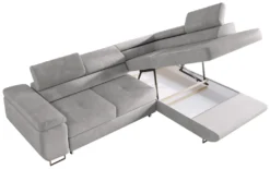 MKS MEBLE Ecksofa Wohnzimmer - L-Form Couch Mit Schlaffunktion - Wohnzimmer L Couch - Polstersofa Mit Bettkasten - Gustaw Hellgrau -VIDAXL || HOMCOM Verkäufe 61ffbd516aba9cdd14ed7c4f8f5b7cca