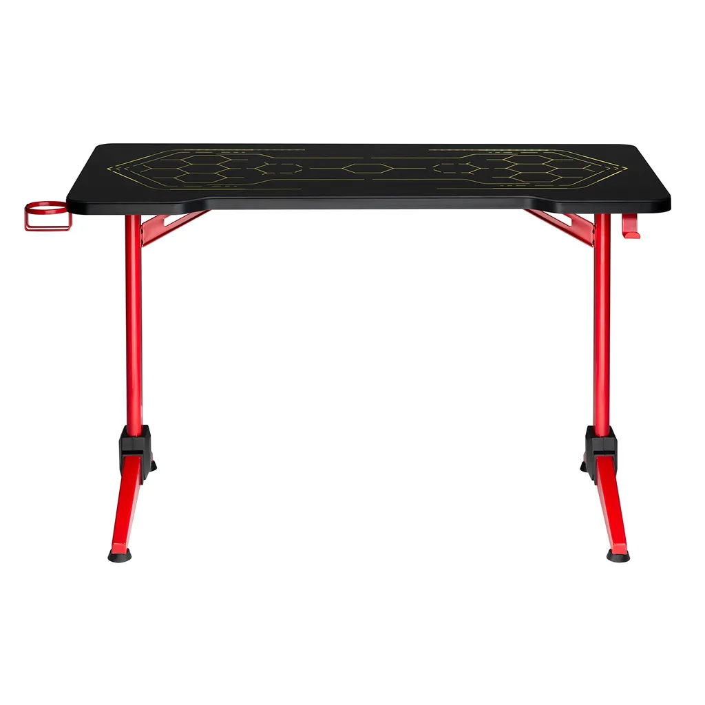 Gaming Tisch Schreibtisch Mit Großer Oberflächemit Verstellbarer RGB-LED-Hintergrundbeleuchtung Getränkehalter Kopfhörerhalter 120cm Computertisch Spieltisch 7 Gaming Tisch Schreibtisch Mit Großer Oberflächemit Verstellbarer RGB-LED-Hintergrundbeleuchtung Getränkehalter Kopfhörerhalter 120cm Computertisch Spieltisch – Bild 7