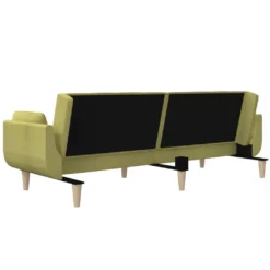 VidaXL Schlafsofa 2-Sitzer Mit 2 Kissen Grün Stoff -VIDAXL || HOMCOM Verkäufe 62d16e5bb7dd04b2e080fcd569e6d3cb