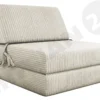 Mirjan24 Sofa Kevin Cord Mit Schlaffunktion, Schlafsofa, Bettsessel, Klappmatratze (Farbe: Poso 100)
