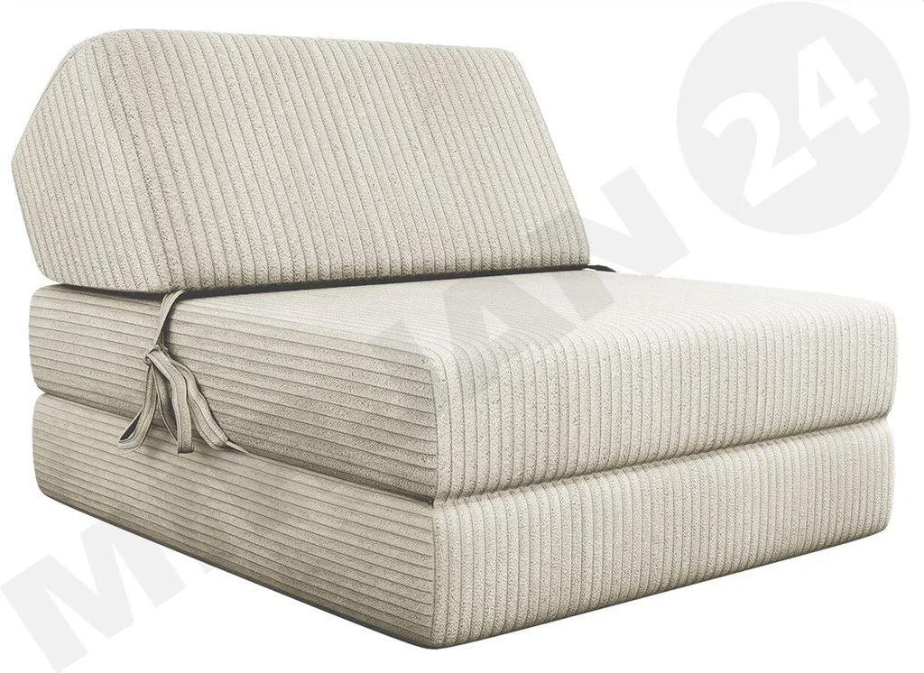 Mirjan24 Sofa Kevin Cord Mit Schlaffunktion, Schlafsofa, Bettsessel, Klappmatratze (Farbe: Poso 100) 1 Mirjan24 Sofa Kevin Cord Mit Schlaffunktion, Schlafsofa, Bettsessel, Klappmatratze (Farbe: Poso 100)