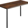 Tectake Schreibtisch Vanport 120x60x75,5cm - Industrial Dunkelbraun