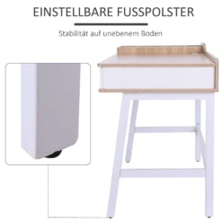 HOMCOM Schreibtisch Computertisch Bürotisch Arbeitstisch PC Tisch Vielseitig Verwendbar Mit Sechs Ablagefächern Schublade Breite Tischplatte Für Arbeitszimmer Büro Und Wohheim Natur 100 X 55 X 81,5 Cm -VIDAXL || HOMCOM Verkäufe 6a78117b52c1cbd98936b8f4fa6b43b1