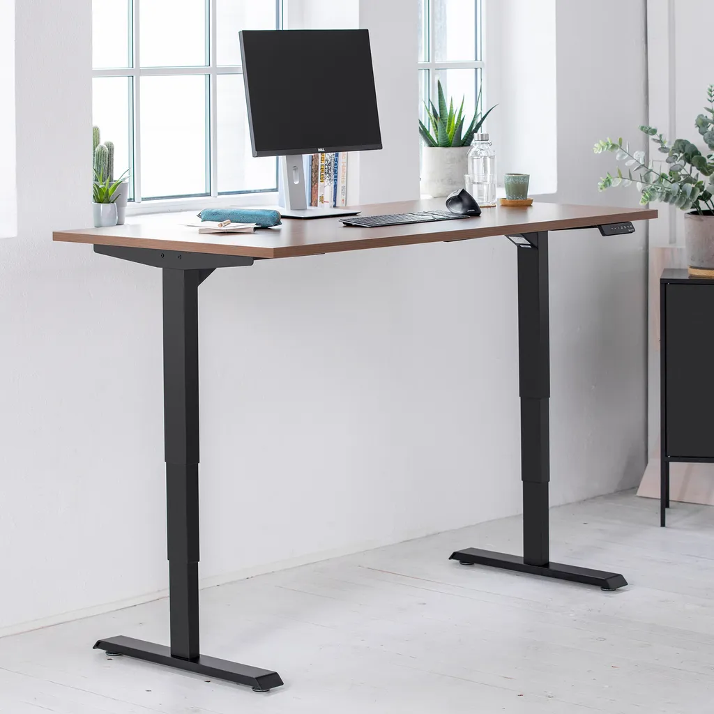 Ergotopia Desktopia Lite, Höhenverstellbarer Schreibtisch, Elektrisch Höhenverstellbares Tischgestell Mit Memory Funktion, Kollisionsschutz 4 Ergotopia Desktopia Lite, Höhenverstellbarer Schreibtisch, Elektrisch Höhenverstellbares Tischgestell Mit Memory Funktion, Kollisionsschutz – Bild 4