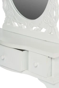 Frisierkommode Schminktisch Weiß Antik Holz Neu Tischspiegel Frisierspiegel NEU -VIDAXL || HOMCOM Verkäufe 6ccd8f2cbb57f42b6d1483777ebd0cae