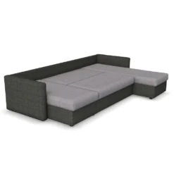 XXL Ecksofa Mit Schlaffunktion 290 X 185 Cm Grau - Wohnlandschaft Schlafsofa Sofa Schlafcouch Taschenfederkern Eckcouch -VIDAXL || HOMCOM Verkäufe 6d039256be9fe89a722a4fd9f04a4b86