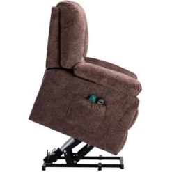 Merax TV-Sessel Elektrische Aufstehhilfe Relaxsessel Fernsehsessel Massagesesel Mit Liegefunktion, Wärmefunktion Und Vibrationsmassage, Retro-/ Vintage Stil, Belastbar Bis 150 Kg, Braun -VIDAXL || HOMCOM Verkäufe 6ef700c94fcf42a0adf789624c4faf60