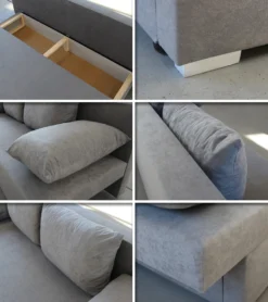 Schlafsofa Tina Inklusive Bettkasten - Sofa Mit Schlaffunktion, Bettsofa, Couchgarnitur, Couch, Bett, Schlafmöbel (Schwarz (Alova 04)) -VIDAXL || HOMCOM Verkäufe 6f15d9d7b0158ad9af4d9ef51e402099