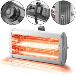 STAHLWERK Infrarot Lacktrockner 1.200 W Infrarottrockner IR Strahler IR Trockner