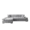 Mirjan24 Ecksofa Malwi Cord Mit Bettkasten Und Schlaffunktion, Elegante Couch, Polsterecke (Farbe: Poso 110, Seite: Links)