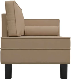 VidaXL Chaiselongue Mit Kissen Und Nackenrolle Cappuccino Kunstleder -VIDAXL || HOMCOM Verkäufe 729c23c702301dac5d7a4400b0c6b61e