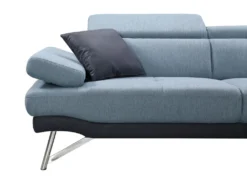 Sofa HWC-H92, Couch Ecksofa L-Form 3-Sitzer, Liegefläche Links, Blau-grau -VIDAXL || HOMCOM Verkäufe 729f35682bd91a66ef8910030eab9934