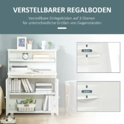 HOMCOM Sekretär Schreibtisch Kommode Schreibkommode Klappensekretär Platzsparender Computertisch Mit Schrank Weiß 82 X 38,5 X 107 Cm -VIDAXL || HOMCOM Verkäufe 73309751d7d766474209d4a8ff181373