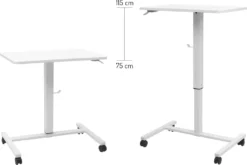 Makika Stehpult / Laptoptisch Höhenverstellbar Mit Rollen -VIDAXL || HOMCOM Verkäufe 735049e77a2be4e57443fd656a04311f