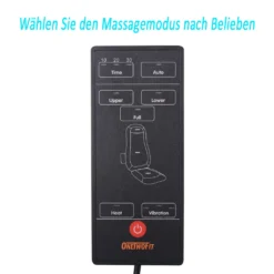 OneTwoFit 2D/3D Shiatsu Massagesessel Kissen Rückenheizung Abnehmbares Kissen OT320 -VIDAXL || HOMCOM Verkäufe 73c27e5772a3e370ec9ec2e71172fa66