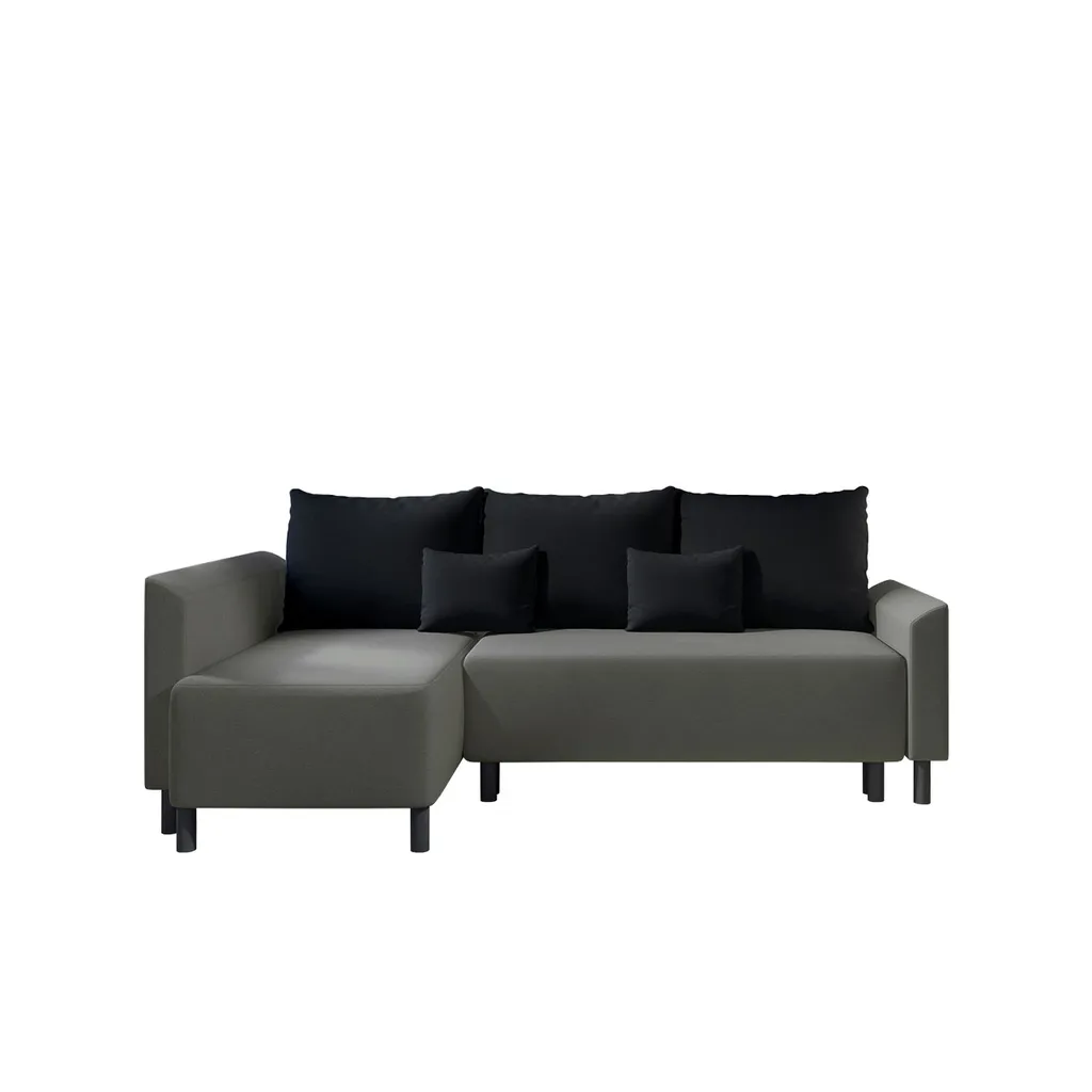 Mirjan24 Ecksofa Brest, L-Form Polsterecke, Eckcouch Mit Bettkasten Und Schlaffunktion, Stilvoll Wohnzimmer (Farbe: Mikrofaza 0027 + Mikrofaza 0015) 3 Mirjan24 Ecksofa Brest, L-Form Polsterecke, Eckcouch Mit Bettkasten Und Schlaffunktion, Stilvoll Wohnzimmer (Farbe: Mikrofaza 0027 + Mikrofaza 0015) – Bild 3