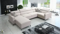 Ecksofa Mit Schlaffunktion Latina U-Form Bettkasten Ottomane Links