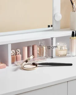 VASAGLE Schminktisch Mit Spiegel Und 2 Schubladen Frisiertisch Kosmetiktisch Mit 3 Offenen Fächern Frisierkommode Modern Weiß -VIDAXL || HOMCOM Verkäufe 77ff3a2374c7ace8c0b1ed59b98bd5a4