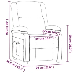 VIDAXL Massagesessel Mit Liegefunktion Hellgelb Stoff -VIDAXL || HOMCOM Verkäufe 781cf37f476b152ab4515b2fd5edc4cc
