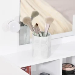 HOMCOM Schminktisch Kosmetiktisch Mit LED Spiegel Schublade 3 Ablagefächern Weiß 70 X 40 X 160 Cm 16 HOMCOM Schminktisch Kosmetiktisch Mit LED Spiegel Schublade 3 Ablagefächern Weiß 70 X 40 X 160 Cm -VIDAXL || HOMCOM Verkäufe 7837888962763623dcd36b2544c7cba1