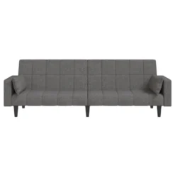 VidaXL Schlafsofa 2-Sitzer Mit 2 Kissen Hellgrau Stoff -VIDAXL || HOMCOM Verkäufe 7856af3e27f7a2831bb0d67faa5dd256