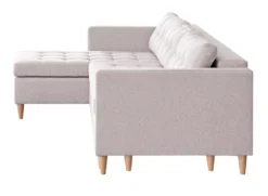 FURNIX Schlafsofa FANDIS L-Form, Eckcouch Mit 1 Bettkasten Und 3 Kissen SA61 -VIDAXL || HOMCOM Verkäufe 7a99b6358ec71bf48b8d36f03f3db836