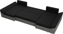 Mirjan24 Ecksofa Dante U, Eckcouch, Couch Mit Bettkasten Und Schlaffunktion, U-Form, Wohnzimmer (Farbe: Alova 04 + Alova 36) -VIDAXL || HOMCOM Verkäufe 7b7b54af2dd0e085b8061c88599ad14d