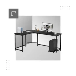 Mark Adler Kiwi Black Eckschreibtisch Schreibtisch Computertisch L-Form Büro Möbel Stahlkonstruktion Computerständer Braun -VIDAXL || HOMCOM Verkäufe 8107aaef881e24a8c62c89971390d506