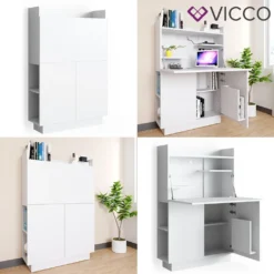 Vicco Schrankschreibtisch Alena Weiß 85 X 118,9 X 27 Cm Holzwerkstoff 15 Vicco Schrankschreibtisch Alena Weiß 85 X 118,9 X 27 Cm Holzwerkstoff -VIDAXL || HOMCOM Verkäufe 820816e5c0796f3b7c1a93ce248d8160