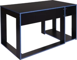 Schreibtisch HWC-J26, Computertisch Bürotisch, 120x60x76cm Schwarz-blau 11 Schreibtisch HWC-J26, Computertisch Bürotisch, 120x60x76cm Schwarz-blau -VIDAXL || HOMCOM Verkäufe 82d4d964e7594eae078121dbd6151fe3