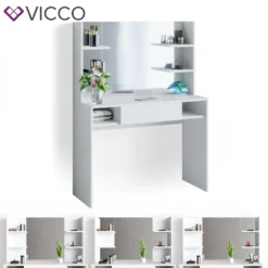 Vicco Schminktisch Frisiertisch Schminkkommode Daenerys QI Ladestation Kabellos -VIDAXL || HOMCOM Verkäufe 85f1814e80733f5a25312241394d7746