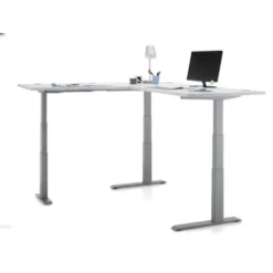 Tom II Schreibtisch 185 X 177 Cm Lichtgrau -VIDAXL || HOMCOM Verkäufe 86655186d029bacd9da92d3bc8135cf3