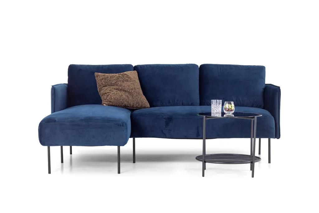 HOMEXPERTS Ecksofa Links MORRIS 138,5 X 192, H 79 Cm Blau 3 Sitzplätze 6 HOMEXPERTS Ecksofa Links MORRIS 138,5 X 192, H 79 Cm Blau 3 Sitzplätze – Bild 6