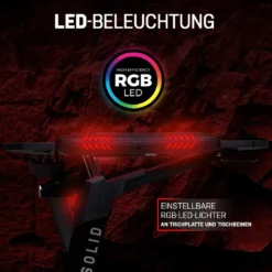 ELITE Gaming-Tisch Rocksolid Gamer-Schreibtisch Computertisch Carbon-Optik + LED (Schwarz) -VIDAXL || HOMCOM Verkäufe 87db9ad871b816c96a29fc17eeb325fd