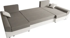 Sofa Mit Schlaffunktion In U-Form VIVIANA, Couch, Schlaffunktion , Wohnlandschaft Wohnzimmer, 321x80x139 Sawana 14/sawana 13 -VIDAXL || HOMCOM Verkäufe 8993caf0c8a9c9eada8fb402cc2db23d