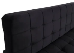 Schlafsofa HWC-K22, Couch Ecksofa Sofa, Liegefläche Links/rechts Schlaffunktion Samt Schwarz -VIDAXL || HOMCOM Verkäufe 8c24956693fc499f2d1cc90e2a66ddb5