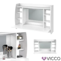 VICCO Wandschminktisch Max Frisiertisch Frisierkommode Schminktisch Weiß 17 VICCO Wandschminktisch Max Frisiertisch Frisierkommode Schminktisch Weiß -VIDAXL || HOMCOM Verkäufe 8cb138f5138a327aa0665b6508706bff