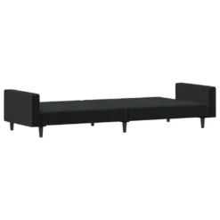 VidaXL Schlafsofa 2-Sitzer Schwarz Samt -VIDAXL || HOMCOM Verkäufe 8de979cd8d00c13b619703a500109e5e