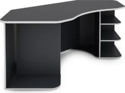 ByLIVING Schreibtisch Thanatos, 198x85 Cm, Melamin Anthrazit, Kanten Weiß -VIDAXL || HOMCOM Verkäufe 90290781363d014471a4cb83d925f985