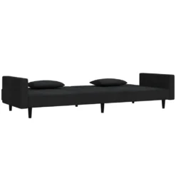 VidaXL Schlafsofa 2-Sitzer Mit 2 Kissen Schwarz Samt -VIDAXL || HOMCOM Verkäufe 9031dc13acdcd5bf8224ce4df8a198d1