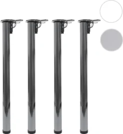 4er-Set Tischbein HWC-H34, Für Schreibtisch Esstischfuß Tischgestell, Klappbar 72cm Edelstahl-Optik -VIDAXL || HOMCOM Verkäufe 906cc46567a33712f48efa5e9a96ef3f