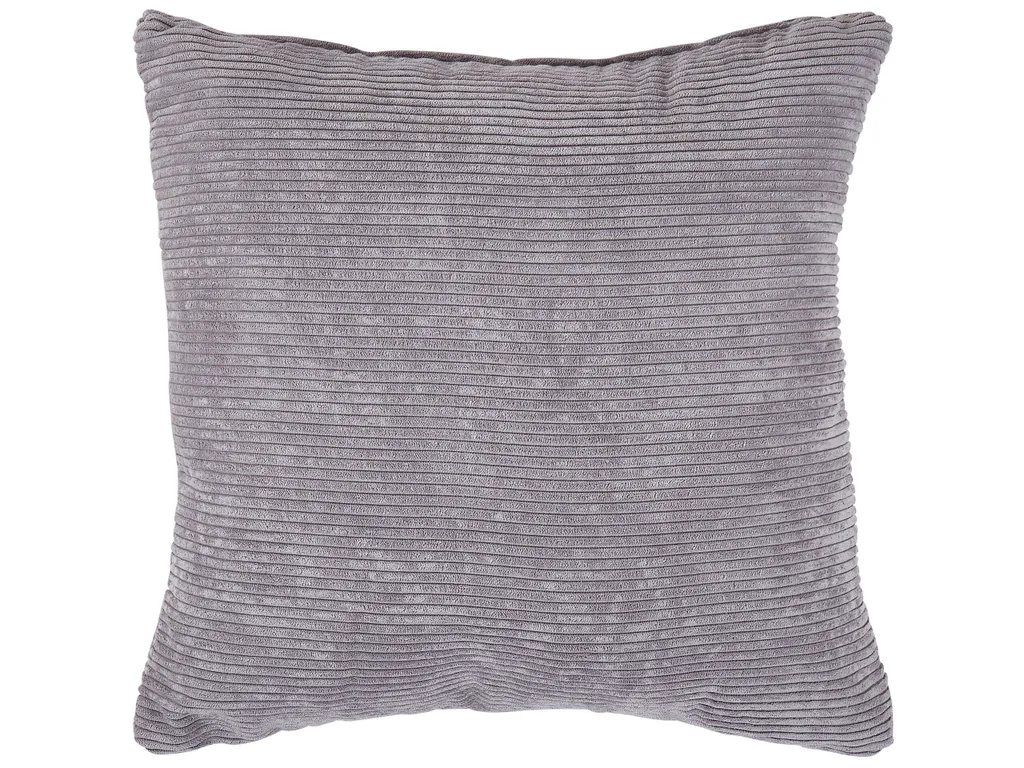 Sofa Hellgrau Cord 3-Sitzer Skandinavisch 5 Zierkissen Wohnzimmer Gästezimmer 6 Sofa Hellgrau Cord 3-Sitzer Skandinavisch 5 Zierkissen Wohnzimmer Gästezimmer – Bild 6